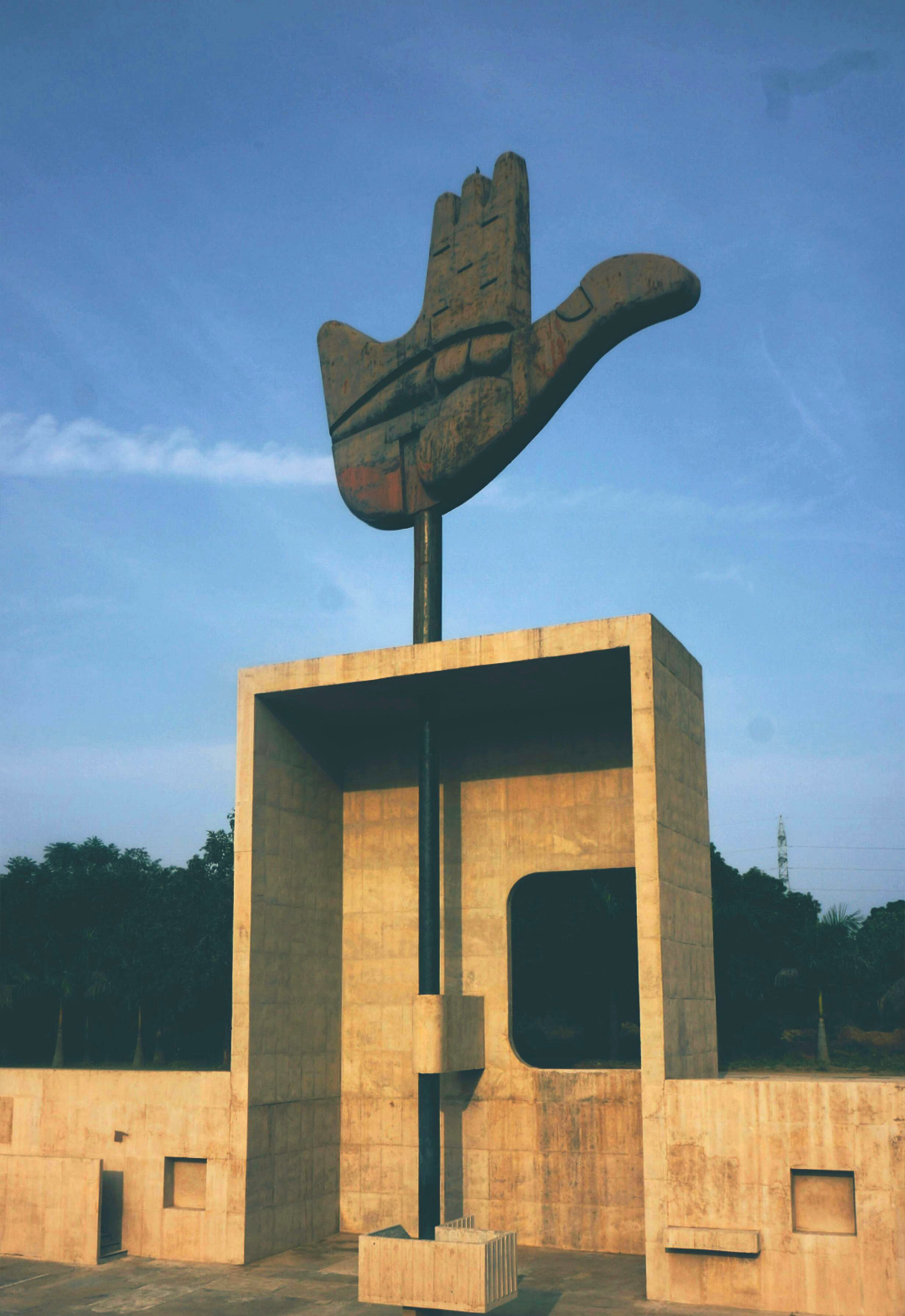 Open Hand Monument, Capitol Complex, Chandigarh